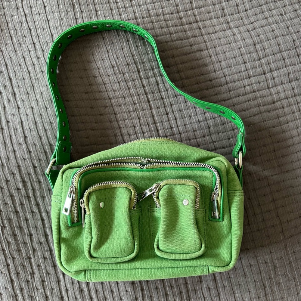 Nunoo Bags Ellie Green Canvas